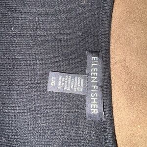 Eileen Fisher Women’s Black Cotton Sweater